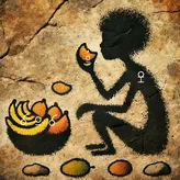 Child Eating Mango