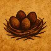 Four Eggs in Nest