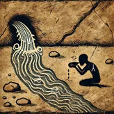Man Beside Stream